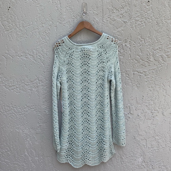 Jessica Simpson soft maternity crochet sweater M - Picture 3 of 8